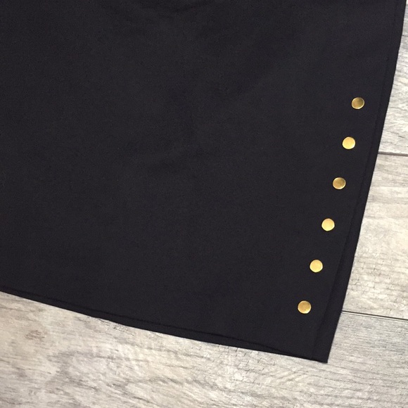 Worthington Black Pencil Skirt Stud Accents - Picture 2 of 5
